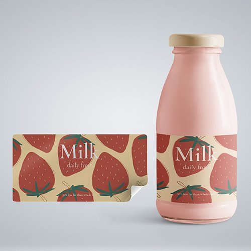 Sticker Label - 3 x 6 cm
