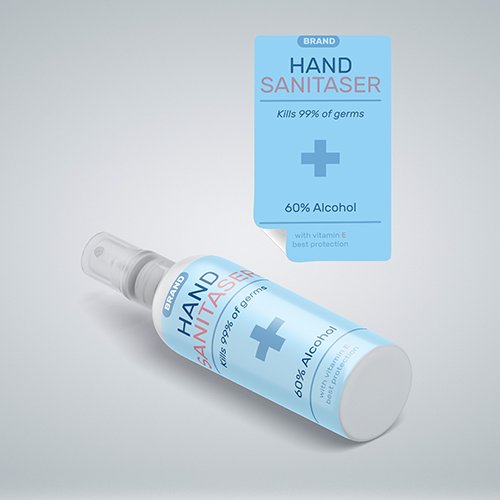 Sticker Label - 4 x 7 cm