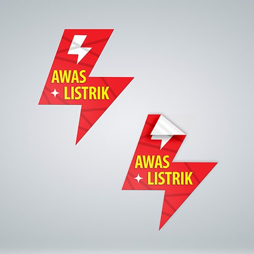 Sticker Label - 5 x 6 cm